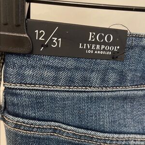 Liverpool Dark Blue Flare Jeans